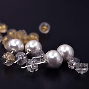 Amazon | ArashiFan ピアスキャッチ 留め具 シルバー925 18